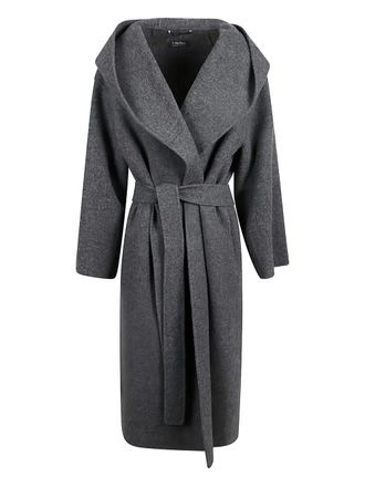 Max Mara Cappotto con cappuccio - Grigio