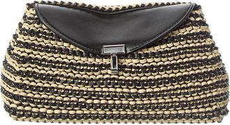 Toteme T-Lock Mini Leather Clutch