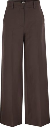 Max Mara Weekend Max Mara Ballo Technical Cotton Palazzo Trousers