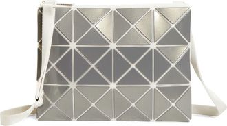 Bao Bao Issey Miyake Lucent Metallic Crossbody Bag in Stone Gray at Nordstrom