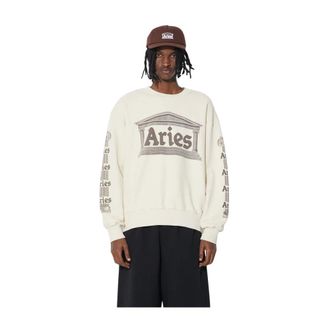 Aries Hoodies & sweatvesten, Heren, Beige, XL, Sweatshirts