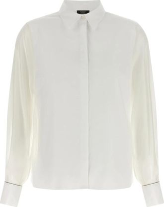 PESERICO Mujer, Blusas y Camisas, Blanco, Talla: L