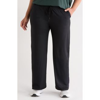 Zella Move In Straight Leg Sweatpants in Black at Nordstrom, Size 2 X