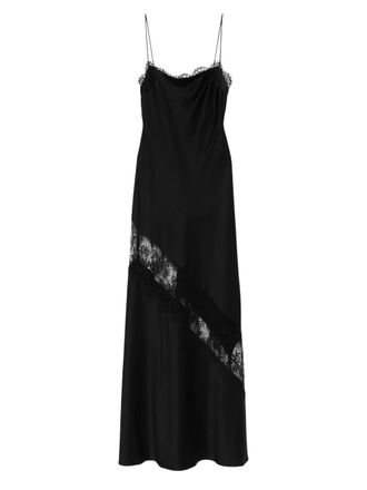 Alex Perry foral-lace maxi dress - Black