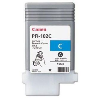 Campingaz Cartuccia Originale Canon PFI-102C Cyan da 130ml, Compatibile con Stampanti Lucia, Stampa fino a circa 740 Pagine