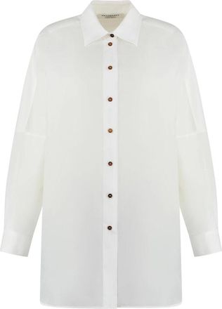 Philosophy di Lorenzo Serafini Shirt van katoenmix - Dames - Overhemden - Wit - L - Katoen - Overhemden