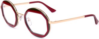 Marni Womens 50mm Red Army Green Opticals