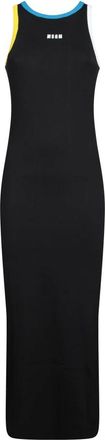 Msgm Dameskleding Jurk Zwart Ss 25 - Dames - Casual kleedjes - Zwart - S - Kleedjes