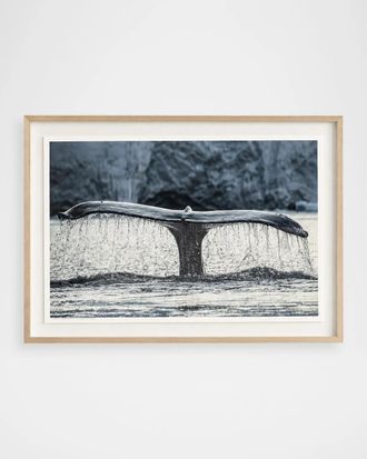 John-Richard Whale of a Tale Framed Photo Print by Rodney Bursiel