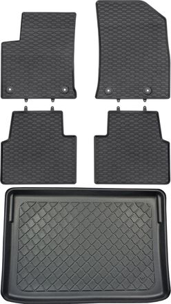 OEM Juego De Alfombrillas De Goma Para Coche Y Alfombrilla Para Maletero Para Opel Crossland X Crossover A Partir De Junio De 2017