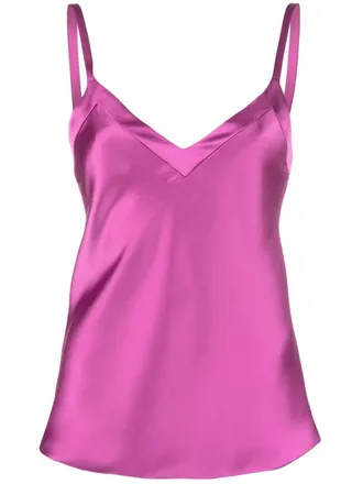 Blanca Vita Top met V-hals - Paars