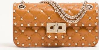 Valentino Garavani Borsa Piccola A Spalla Valentino Garavani Rockstud Spike In Capretto Donna CUOIO UNI
