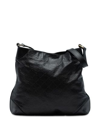 Gucci 2016-2025 Guccissima shoulder bag - Zwart