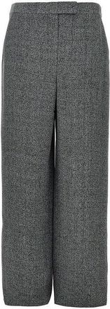 Emporio Armani Moulin&eacute; fabric pants Woman 42