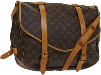 Louis Vuitton Pre-owned Cross Body Bags, female, Brown, Size: ONE SIZE Pre-owned Canvas louis-vuitton-bags