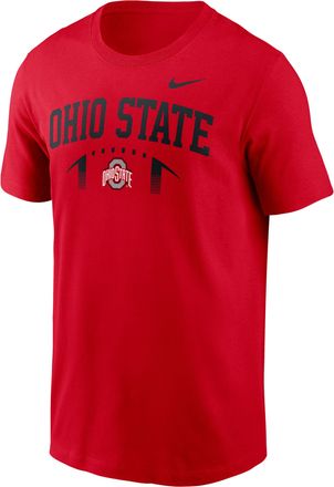 Nike Ohio State Primetime Football Icon Nike Mens College T-Shirt in Red | N19965NOH-MDT