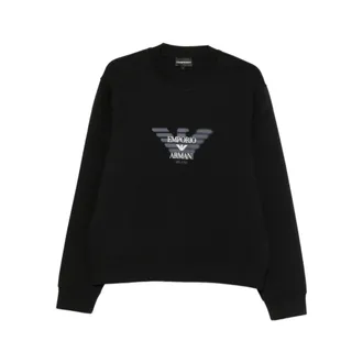Emporio Armani Hombre, Sudaderas, Negro, Talla: 2XL