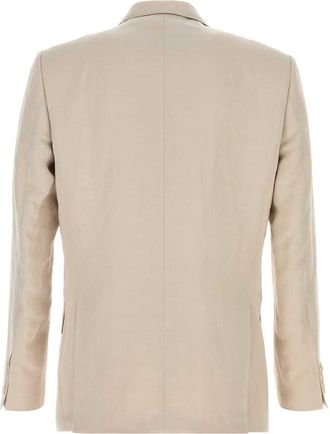 HUGO BOSS Mens Sand Lyocell Blend Blazer Opengrey Giacche E Gilet Jacket