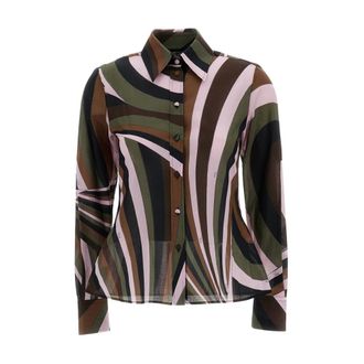 Pucci Camisa de Muselina Iride - Blouses & Shirts - Mujer - Multicolor - S
