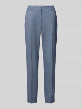 Comma Hose mit B&uuml;gelfalten und Ges&auml;&szlig;tasche in Marine, Gr&ouml;&szlig;e 34