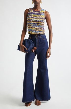 Zimmermann Kindred Spirit Flare Jeans in Harbour Blue at Nordstrom, Size 29