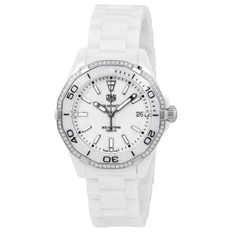 Tag Heuer Aquaracer White Dial Ladies Watch WAY1396.BH0717