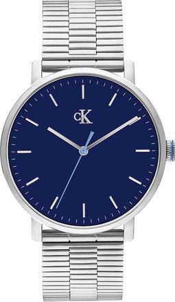 Calvin Klein Mens Minimalist Monogram Link Bracelet Watch - Navy - OS