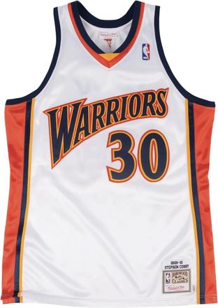 Mitchell & Ness Maglia da basket NBA Golden State Warriors 09 Stephen Curry - Bianco