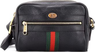 Gucci Ophidia Shoulder Bag Leather Mini crossbody bag - Zwart