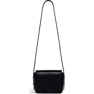 Radley London The Selina Small Flapover Crossbody Bag in Black at Nordstrom