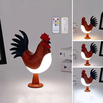 OEM L&aacute;mpara T&aacute;ctil Con Forma De Pollo, Luz Nocturna Recargable Para Ni&ntilde;os, L&aacute;mpara De Pollo Recargable, Recargable Por Usb, Color Palo De Rosa