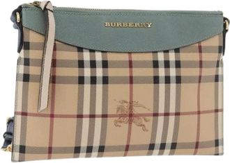 Burberry Pre-owned Cross Body Bags, female, Beige, Size: ONE SIZE Pre-owned Vintage Shoulder Bag