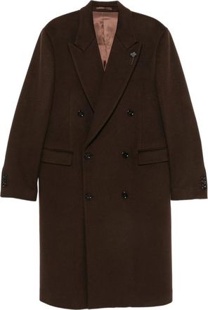 Lardini Pin-lapel Double-breasted Coat