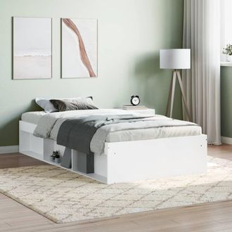 Berkfield Home Bed Frame White 90x200 cm