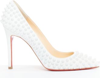 Christian Louboutin Leather Spike Pumps
