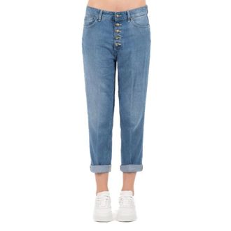 Dondup Dames, Jeans, Blauw, Maat: W28 Zijde