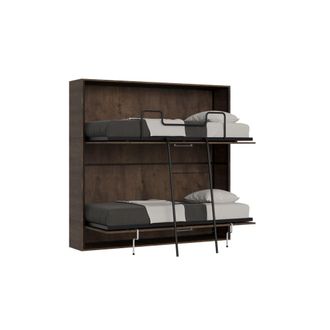 Itamoby Cama doble horizontal kando nogal