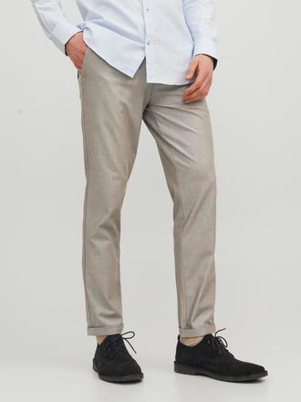 Jack & Jones Chinohose JACK & JONES MARCO - Chinohose mit Stretchanteil und Komfort, Herren, Gr. 29, L&auml;nge 34, beige, Web, Obermaterial: 68% Polyester, 29% Viskose