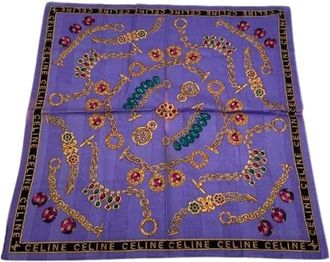 Celine Pre-owned Foulard Vintage - - Pre-owned - Donna - Viola - ONE SIZE