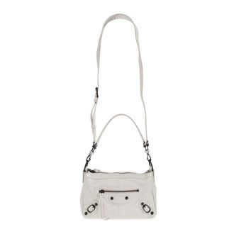 Balenciaga Tassen, Dames, Wit, ONE Size, Katoen, Le City Moto Mini