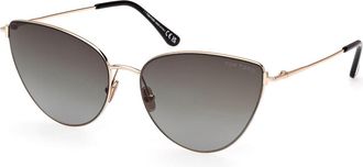 Tom Ford FT1005 ANAIS-02 28B Womens Sunglasses Rose-Gold Size 62
