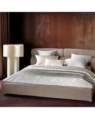 HUGO BOSS 300 Thread Count Almond Flower Flat Sheet