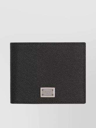 Dolce & Gabbana calfskin leather flap-over wallet