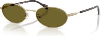 Emporio Armani Zonnebril - Heren - Zonnebrillen - Geel - 54 MM - Accessoires