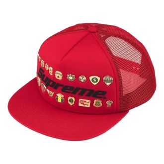 SUPREME SS26 Pins Mesh Back 5-Panel Red SUP-SS26-1017-RED