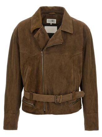 Maison Margiela Brown Notched Lapel Jacket