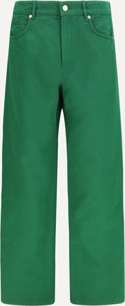 Max Mara Cotton and linen Pants Female 42