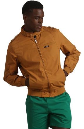 Members Only Classic Iconic Racer Jacket in Wheat at Nordstrom, Size Xx-Large