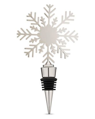 Twine Holiday Snowflake Bottle Stopper