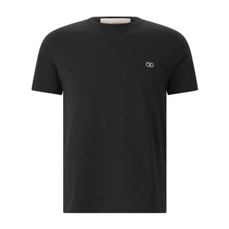 Valentino Heren, Tops, Zwart, Maat: 2XL Katoen